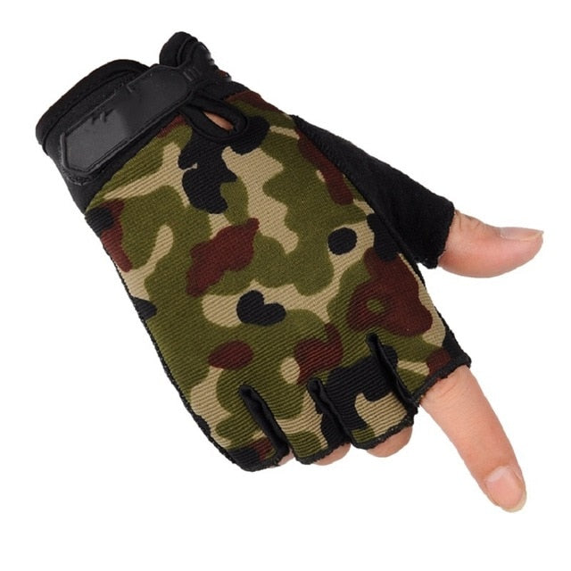 Summer Man Tactical Gloves Lightweight Breathable Riding Gloves Bicycle Non-slip Full Finger Half Finger Gloves Fishing